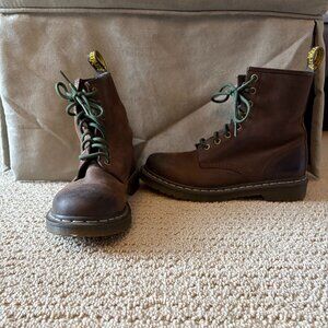 Dr. Martens Brown Leather Women's Boots
